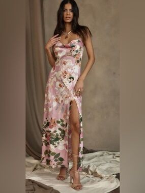 12th Tribe Floral Formal Dress - Size M